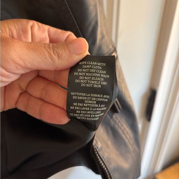 Blank NYC Charcoal Gray Vegan Leather Jacket - Picture 8 of 11